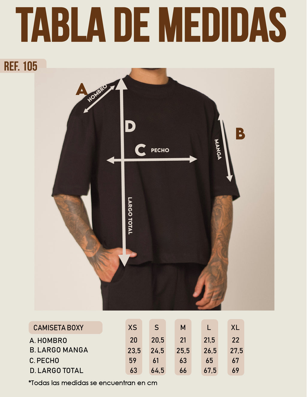 Camiseta Boxy fit